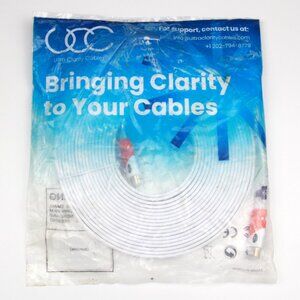 Ultra Clarity Cables Flat HDMI Cable 30ft - High Speed HDMI Cable NEW Sealed‎